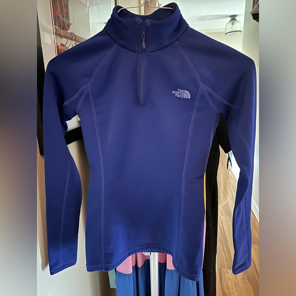 The North Face 3/4 zip jacket.  Nice weight, great condition!